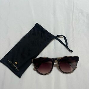 Lele Sadoughi Tortoise Sunglasses